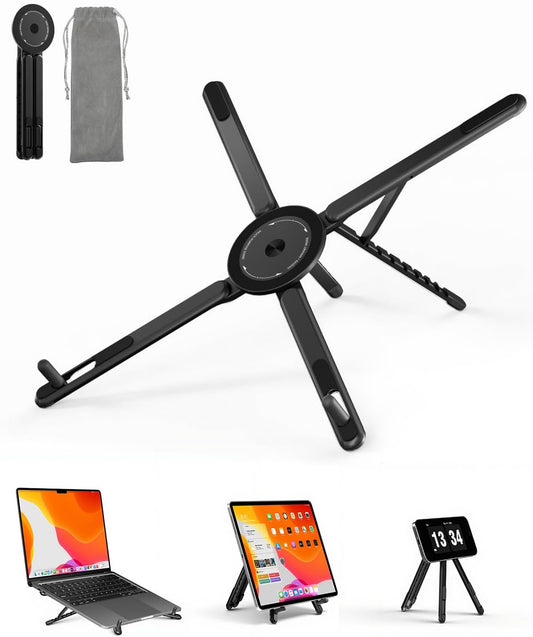 حامل قابل للطي للابتوب و الجوال و الأيباد بميزة الماكسيف